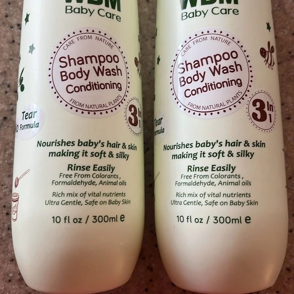 Brand New Aquaphor & WBM Baby Wash Shampoo Conditioning Natural Cleansing